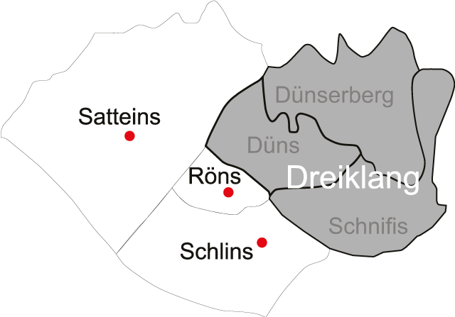 Karte: Region Dreiklang